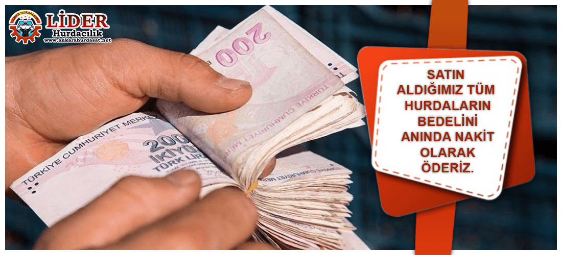 Hurda Bedeli Ödemesi